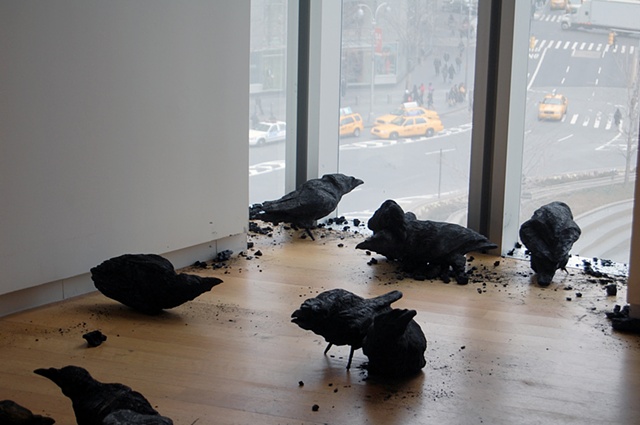 Murder
(detail)

(installed at the Museum of Arts and Design, New York)