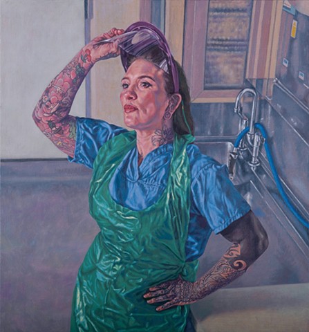 Katie Tomkins - Portrait of an NHS HeroA1 Limited Edition Giclee Print