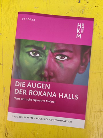 DIE AUGEN DER ROXANA HALLS - SIGNED EXHIBITION BOOKLET