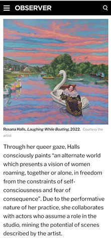 OBSERVER - HOW CONTEMPORARY WOMEN ARTISTS ARE REFRAMING THE MUSE