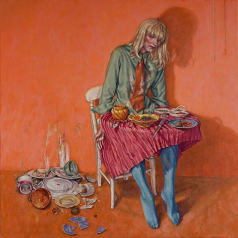 Girl Table A5 Limited Edition Giclee Print 2022