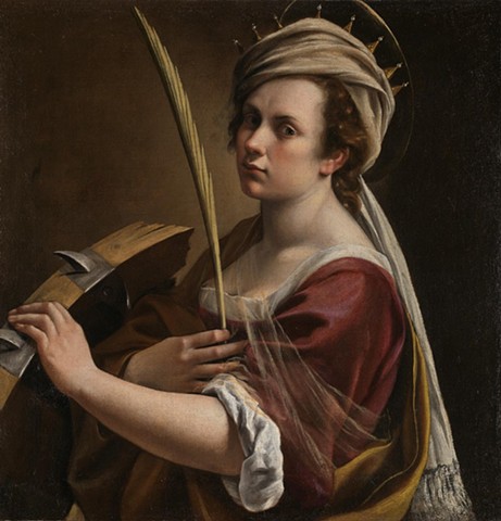 Self-Portrait as Saint Catherine of Alexandria by Artemisia Gentileschi, 1615–1617