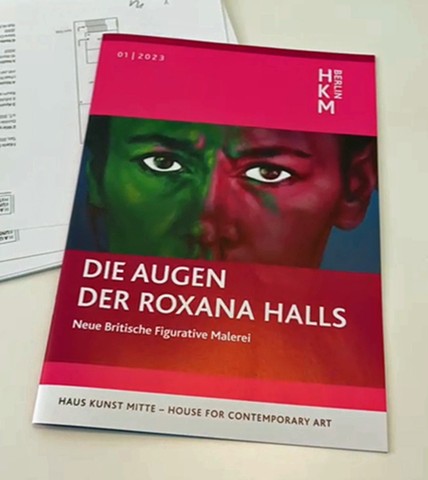 DIE AUGEN DER ROXANA HALLS - SIGNED EXHIBITION BOOKLET
