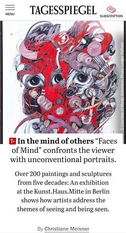 TAGESSPIEGEL - IN THE MINDS OF OTHERS: FACES OF MIND CONFRONTS THE VIEWER WITH UNCONVENTIONAL PORTRAITS 