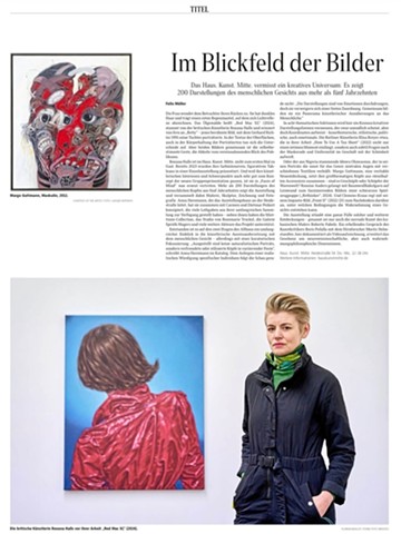 BERLINER MORGENPOST - IM BLICKFELD DER BILDER : FACES OF MIND AT HAUS KUNST MITTE BERLIN 
