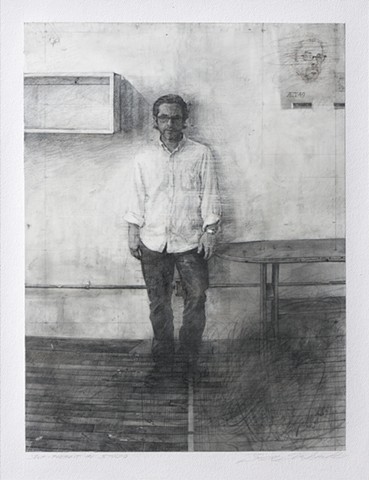 Self-Portrait in Studio