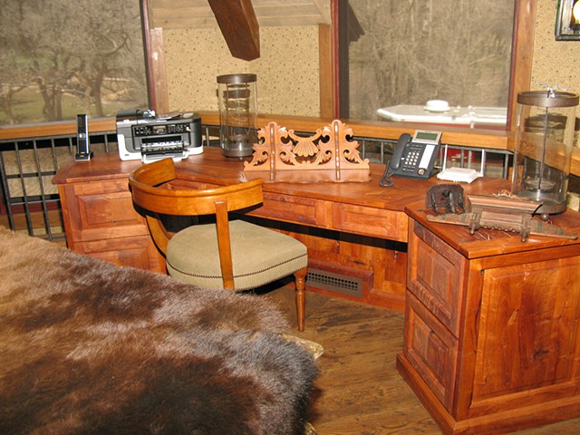 Custom Built-In Desk