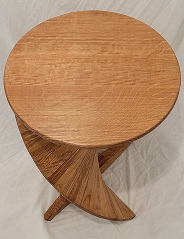 white oak cocktail table
