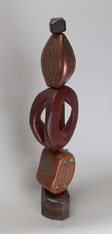 sculpture, abstract, wood