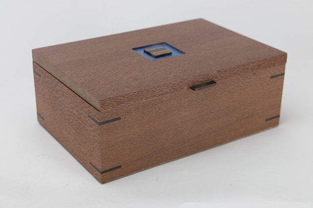 Lacewood jewelry box, keepsake box