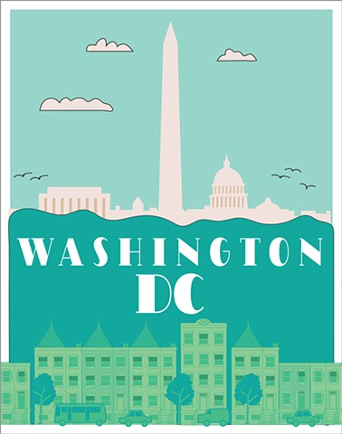 Washington DC Kids Poster