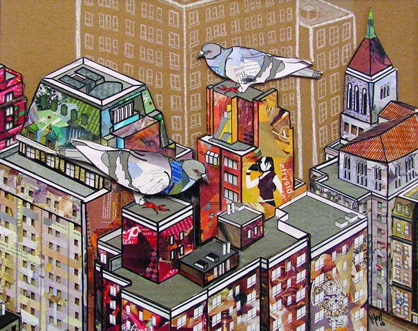 Untitled 5
(pigeons on roof)
SOLD
