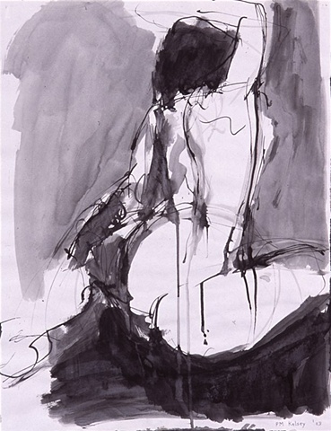 Seated Nude from Behind