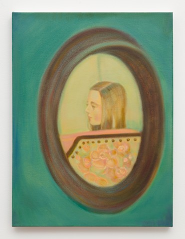 Reflection in an Oval Mirror