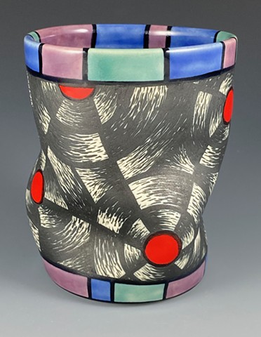 Red Dot Tumbler, 2021, 4.25"x3.5" Unavailable 