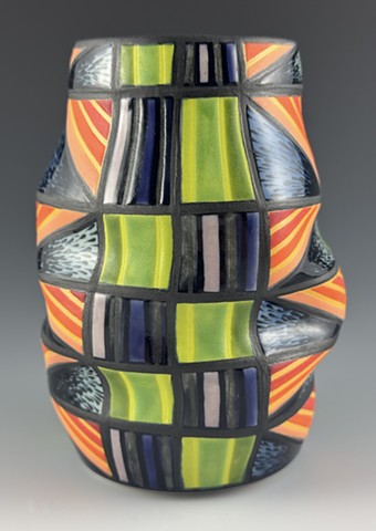 Folded Vase, 2025, 5"x4"