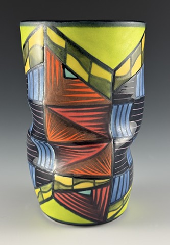 Tall Folded Tumbler, 2025, 5.5"x3.5"