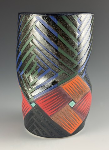 Tall Folded Tumbler, 2025, 5.25"x3.5"