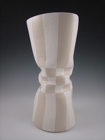 White on White Vase