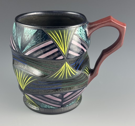 Folded Cup, 2025, 4.5"x3.5"x5"