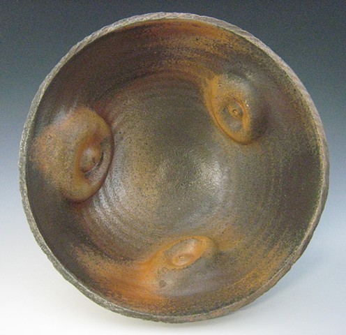 Bowl, Cone 10 Stoneware, Wood Fired