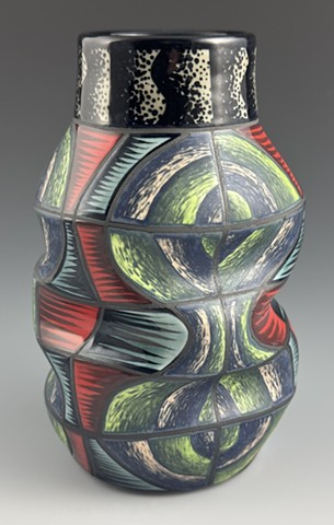 Folded Vase, 2025, 6"x4"