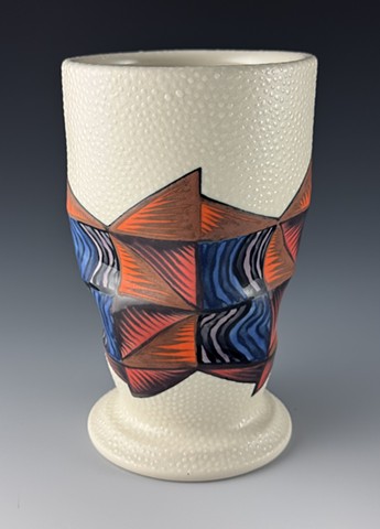 Folded Vase, 2025, 6"x4"