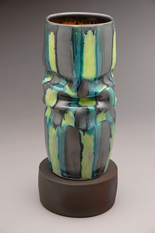 Folded Vase on Pedestal