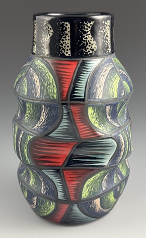 Folded Vase, 2025, 6"x4"