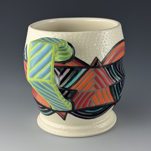 L.B.Cup, 2025, 4"x3.5"x5", verso