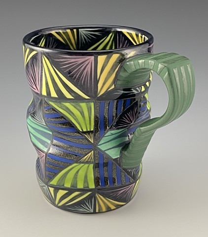 Green Handled Cup verso