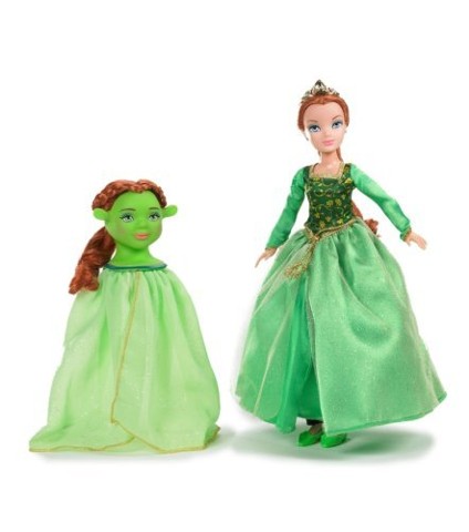 Shrek's Fiona as an Ogre and a Princess
