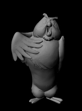 Owl Maquette for Disney Animation
