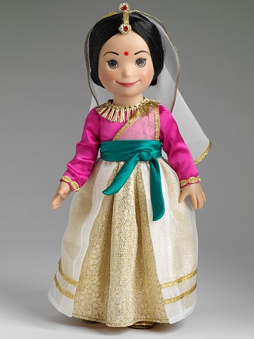 Robert Tonner "It's a Small World" India doll. Inspired by Mary Blair Disneyland ride.