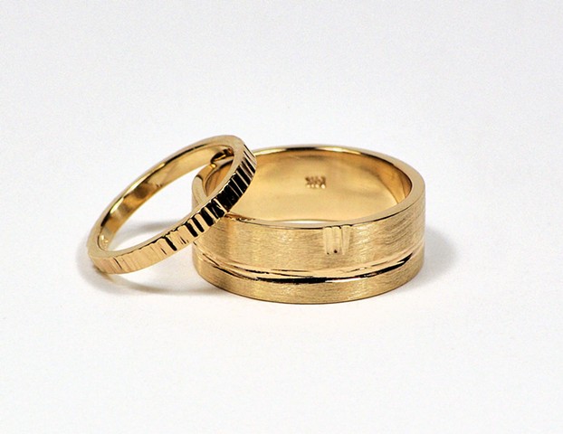 14ky Gold Wedding Rings