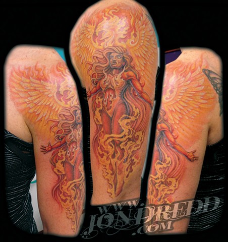 crucial tattoo studio salisbury maryland tattoos jonathan kellogg jon dredd girl on fire phoenix tattoo delaware ocean city