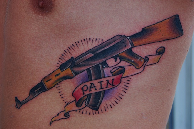 Brian Taylor Custom Tattooing - ak 47