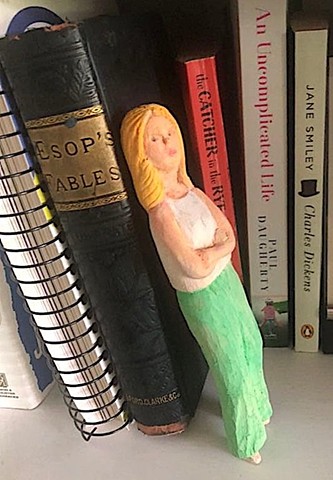 Girl Figure - Bookend