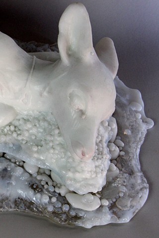 "Rising Fawn II" detail