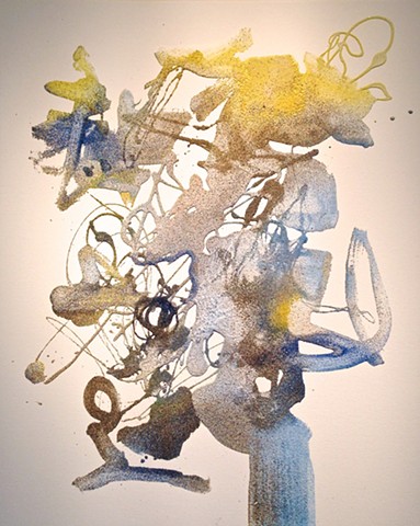 Drawing From Nowhere (Blue Bouquet)