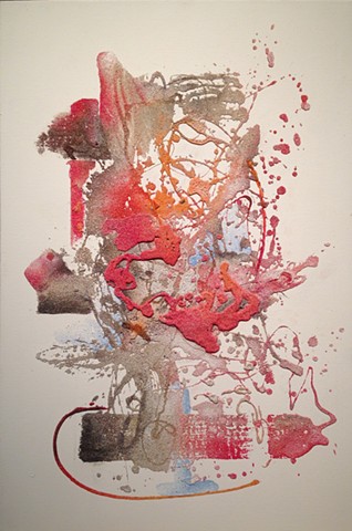 Drawing From Nowhere (Red Bouquet)