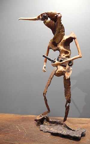 Quirky sculputual porttaits of hybrid humans