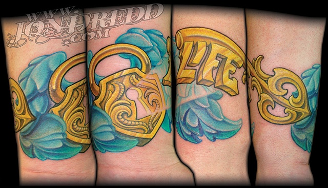 key and lock wings tattoos crucial tattoo studio salisbury maryland ocean city md delaware