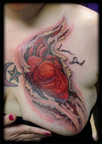 crucial tattoo studio salisbury maryland tattoos heart rip