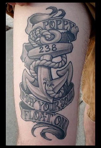 anchor tattoo rope  salisbury maryland tattoos