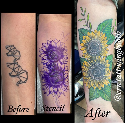 sunflowers coverup