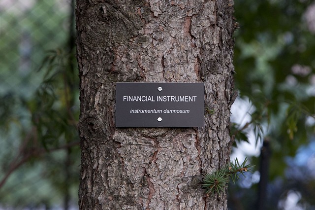 Financial Instrument (instrumentum damnosum)

Selections From The Modern Landscape (installation view)
Socrates Sculpture Park