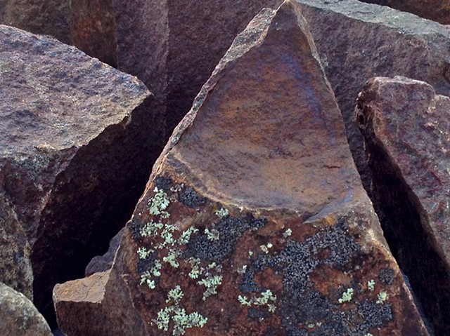 Basalt with Lichen