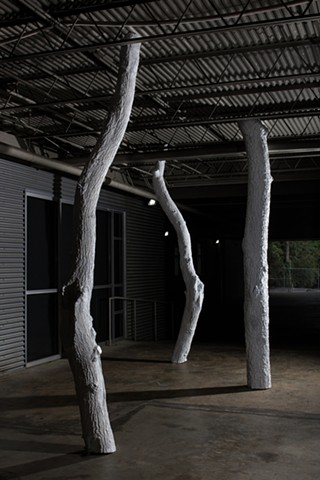 Public art installation in the Breezeway at the Windgate Center for Art and Design at the University of Arkansas at Little Rock