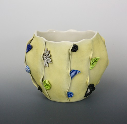Porcelain vessel by Laura Peery